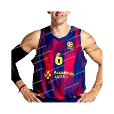 Imagem de Camiseta De Basquete Barcelona Para Adultos, Rápido Secagem, Vestuário