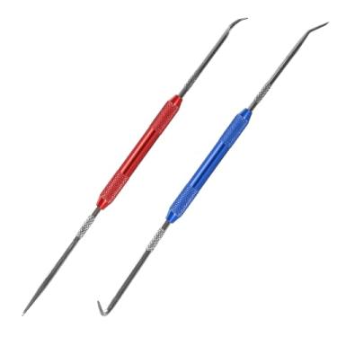 Imagem de DXNQ Conjunto de 2 peças de removedor de gancho e picareta, conjunto de picaretas e ganchos, ferramenta de remoção fácil para vedações de óleo automotivas, vedação de vedação de vedação de óleo