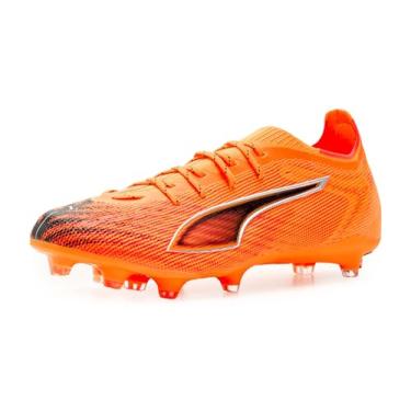 Imagem de Puma Chuteira masculina Ultra 6 Pro firme, artificial para futebol, Heat Fire/preto/vermelho brilhante, 43