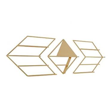 Imagem de Suporte de metal para armazenamento de esmalte de parede, suporte de esmalte de parede de metal, suporte de exibição de acabamento cosmético, usado para armazenar batom/perfume/óleo essencial/esmalte