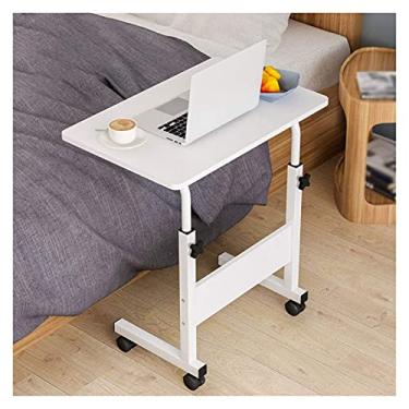 Imagem de Mesa para cadeira, mesa sobrecama, caderno em forma de C, laptop, escritório, sala de conferências, escola, casa, cabeceira, laptop, mesa com sobrecama (cor: preto, salgueiro, tamanho 60 e 40 cm)