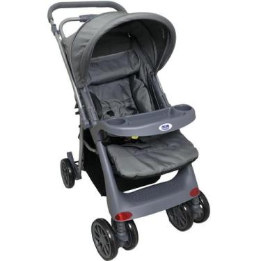 Imagem de Carrinho de Bebe Passeio Passear Baby Atena Reversivel Cinza