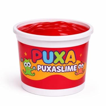 Imagem de Puxa Slime - Geleca Elástica Divertida para Crianças - Brinquedo Sensorial que Estimula Criatividade e Alivia o Estresse (Vermelho)