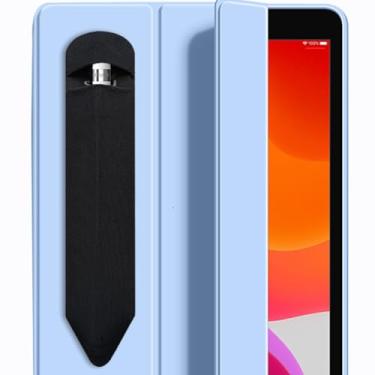 Imagem de SIXFU Suporte de lápis compatível com Apple Pencil Pro/2ª geração/1ª geração/lápis USB-C, bolso com manga elástica adesiva para iPad Pencil e vários tipos de caneta Stylus (preto)