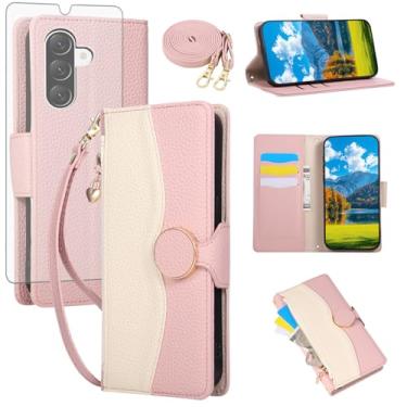 Imagem de Asuwish Capa de telefone para A26/A16/A17 PJLZWLLK EUA Rosa