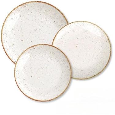 Imagem de Conjuntos de Talheres - Pratos, Pratos de Sopa e Pratos de Sobremesa - Opções de Conjunto (6, 28cm)