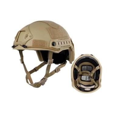 Imagem de Capacete Tático 1,5kg Fibra De Vidro Sistema De Suspensão Wendy Segura