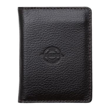 Imagem de Carteira Slim Porta Cartões em Couro Artlux 989, Cafe