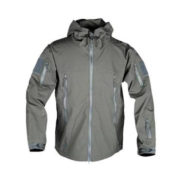 Imagem de Jaqueta Tática Impermeável Para Homens, Casaco De Hiking Com Capuz, So