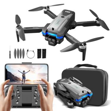 Imagem de Drone Dobrável com Câmera Dupla 6K, Motor sem Escovas, 15 Minutos de Voo, Controle por Wi-Fi e APP, Indicador de Rastro e Luz LED, Ideal para Iniciantes e Fotografia Aérea Profissional