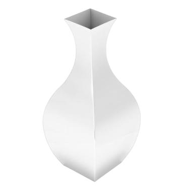 Imagem de Fockety Vaso de Aço Inoxidável, Vasos Decorativos de Metal para Flores de Mesa, Vaso de Flores Moderno para Escritório, Decoração de Evento de Cerimônia de Aniversário de Casamento Em