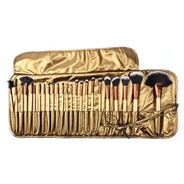 Imagem de Conjunto de pincéis de maquiagem coloridos Feiyxu, 17 peças, presente premium, base sintética Kabuki, mistura de pó facial, corretivos, sombra, arco-íris, conjunto de pincéis