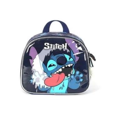 Imagem de Lancheira Escolar Luxcel Stitch Crazy Azul-Masculino