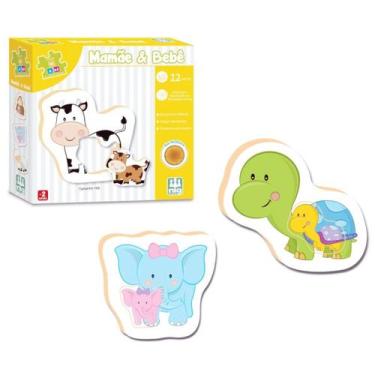 Imagem de Jogo Educativo De Encaixar Mamãe & Bebê Coleção Be A Bá - Nig Brinqued