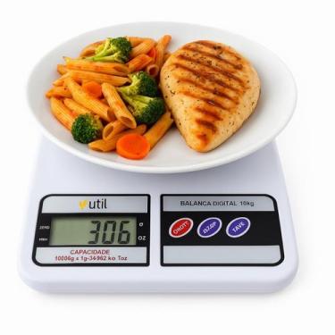 Imagem de Balança De Cozinha Digital Xh Sf-400 Pesa Até 10kg Branco - B-Max