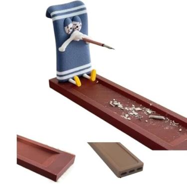 Imagem de Engraçado suporte de incenso em forma de toalha para queimador de cinzas ornamento para ioga, casa, sala de estar, escritório, decoração (estilo A)