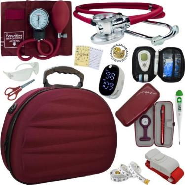 Imagem de Kit Enfermagem Maleta Medica Super Luxo Completa Promocao - Love Saude