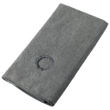 Imagem de Pano Chão Limpeza Microfibra Com Orifício p/ Encaixe - Ou, Cinza escur