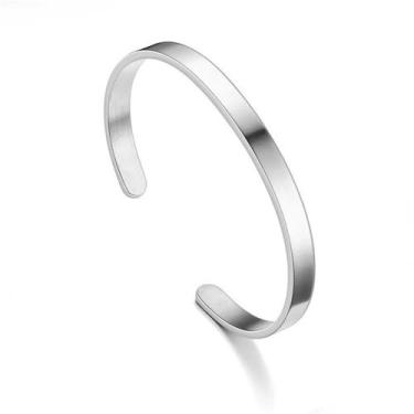 Imagem de Pulseira Bracelete Masculina Aço Inoxidável Ajustável Style - PENDULAR