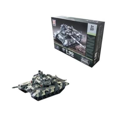 Imagem de Blocos De Montar Da Série Militar Modelo T14 SU57 AH-64 Tanques E Heli