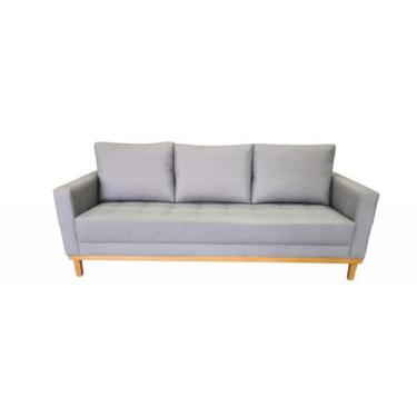 Imagem de Sofá  Catar Tecido Acquablock Pé Base Madeira  200cm - 4R Estofados, C