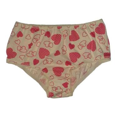 Imagem de Kit 12 Calcinha Infantil 100% Algodão Tradicional Criança Famy Tamanho