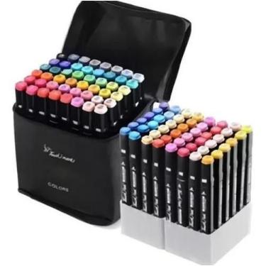 Imagem de Ultra Canetinhas Profissional Ponta Dupla Estojo 60 1Linha - Sweet Hom