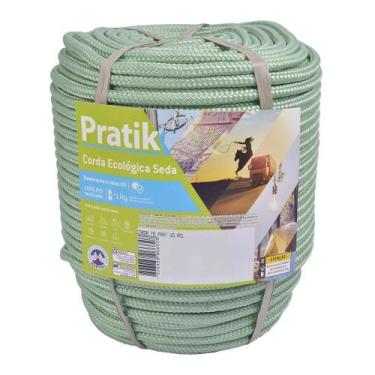 Imagem de Corda Pratik Trançada Pet Verde Rolo 12mm x 117m
