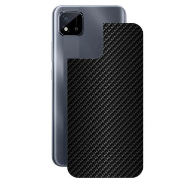Imagem de Película Para Realme C11 - Traseira De Fibra De Carbono Preta - Gshield