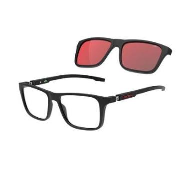 Imagem de Armação de Óculos Mormaii Swap 8 M6200a8555 Preto Fosco cat1-Masculino