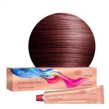 Imagem de Tinta Cabelo Amend Color Delicate 4.66 Castanho Médio Vermelho Intenso