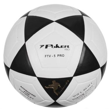 Imagem de Bola Futevôlei Poker Rio Ftv 5 Futvoley Original Colorida, 05776brpt
