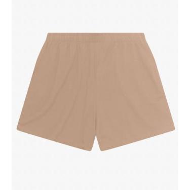 Imagem de Shorts Feminino Plus Size Com Bolsos Secret Glam Marrom, Plus G2, Marr