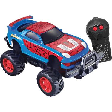 Imagem de Carrinho de Controle Remoto 3 Funções Candide Homem-Aranha Web Tangle