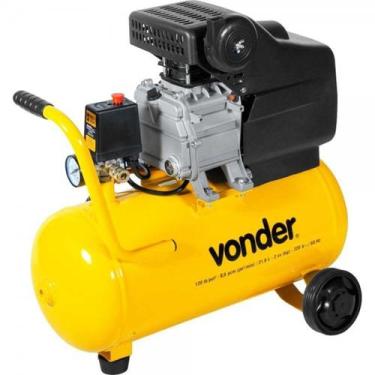 Imagem de Motocompressor De Ar Vonder Mcv 216 8,0 Pcm E 21,6 Litros, AMARELO, 22