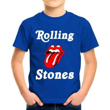 Imagem de Camiseta Camisa Infantil Juvenil Banda de Rock The Rolling Stoness Md2