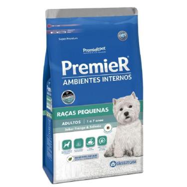 Imagem de Ração Cães Premier Ambientes Internos Adultos 7,5Kg Raças Pe - PremieR