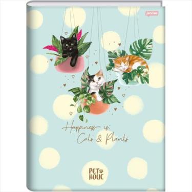 Imagem de Caderno Jandaia universitário 1M pet holic brochura 80fls -