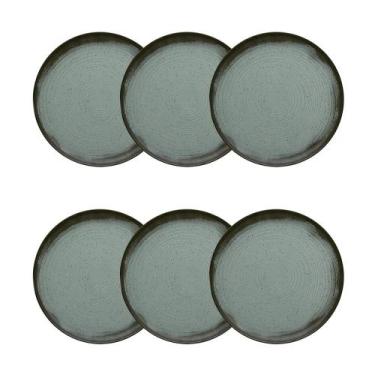 Imagem de Conjunto de Pratos de Sobremesa 06 Peças Flat Pacífico Oxford