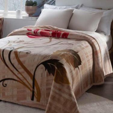 Imagem de Cobertor Queen Double Action Pelo Alto Jolitex Ternille, Beige