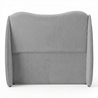 Imagem de Cabeceira Orgânica Para Cama Box Viúva Luma 120cm Chenille Bouclê Prat