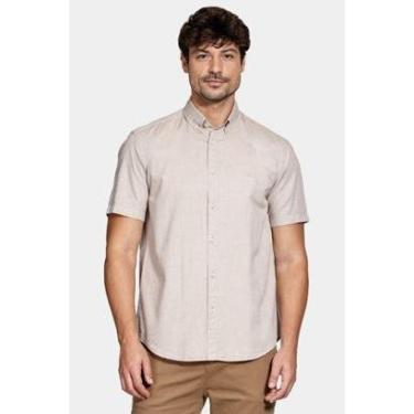 Imagem de Camisa Aramis Manga Curta Oxford Castor-Masculino