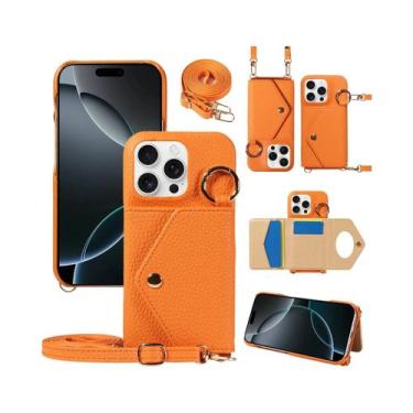 Imagem de Capa De Telefone Em Couro PU Com Espelho Para Samsung Galaxy A12 A13 A