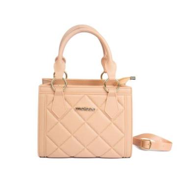 Imagem de Bolsa Feminina Moleca Tiracolo Pequena Nude, Nude, Único
