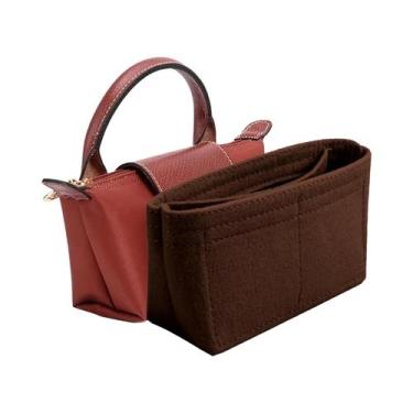 Imagem de Organizador De Bolsa Longchamp Mini Em Feltro, Forro Para Bolsa, Acess