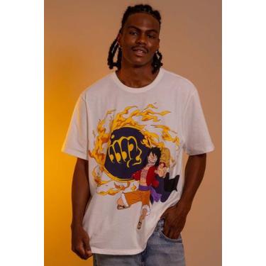 Imagem de Camiseta One Piece Luffy Haki - Piticas, 14, Off white
