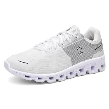 Imagem de Tenis Esportivo Masculino Tecido Nylon Respiravel Cadarço Solado EVA Tecnologico Corrid...