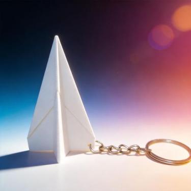 Imagem de Chaveiro Avião Estilo Origami  Design Moderno e Criativo - - OX., Bran