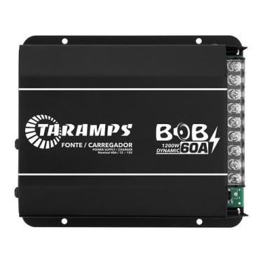 Imagem de Fonte Carregador Taramps Bob 60a Bivolt Preto Som Automotivo
