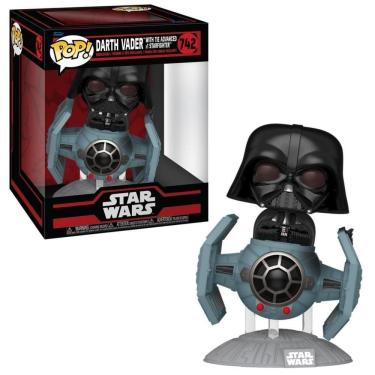 Imagem de Boneco Funko Pop Ride Starwars Darth Vader E Tie Avançado X1